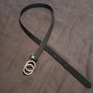 Silver Double Ring Belt